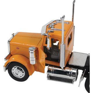 New Ray Die-Cast Truck Replica — Peterbilt Big Rig with Backhoe, 1:32 Scale, Model# 11283  Peterbilt Collectibles