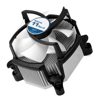 ARCTIC Alpine 11 Rev. 2 CPU Cooler   Intel, Supports Multiple Sockets, 92mm PWM Fan at 23dBA: Computers & Accessories