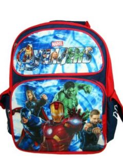 Marvel AVENGERS Movie Iron Man Captain America Hero Large Backpack Bag Tote 16" Clothing