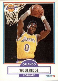 1990 Fleer   Lakers   Orlando Woolridge   Card 96: Sports & Outdoors