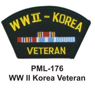 4'' Embroidered Millitary Large Patch WW II Korea Veteran(Officially Licensed): Everything Else