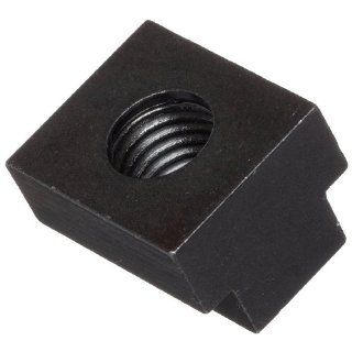 Steel T Slot Nut, Black Oxide Finish, Right Hand Threads, Class 6H M10 Threads, 16mm Height Slot Depth, Made in US: Industrial & Scientific