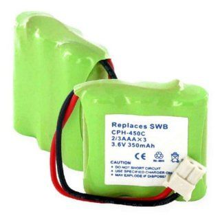 Replacement Battery For 1X3 2/3AAA/C CONNECTOR   NiMH 3.6V 270mAh 239070: Electronics