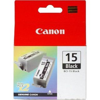 Canon BCI 15 Black Ink Cartridge (Twin Pack): Electronics