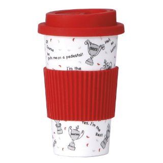 Lolita by CR Gibson Porcelain To Go Cup, Trophy Wife: Travel Mugs: Kitchen & Dining