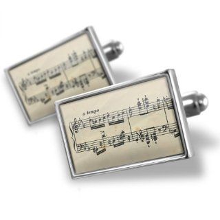 Neonblond Cufflinks "Music notes"   cuff links for man: Jewelry