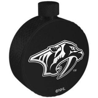 Nashville Predators   Lucky Puck Flask (Black)   Hockey Gifts : Sports & Outdoors