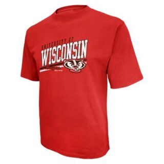 NCAA Mens Short Sleeve Tee Wisconsin