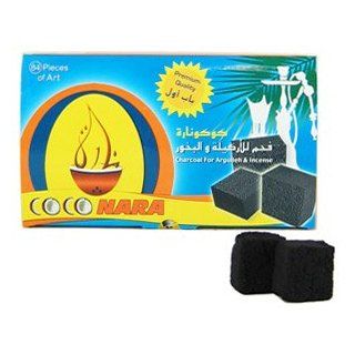 Coco Nara Hookah Shisha Incense Natural Charcoals 45 Pieces: Health & Personal Care