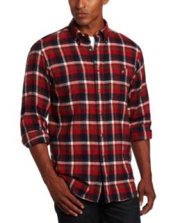 GH Bass Men's Fireside Flannel Shirt, Phantom, S at  Mens Clothing store: Button Down Shirts