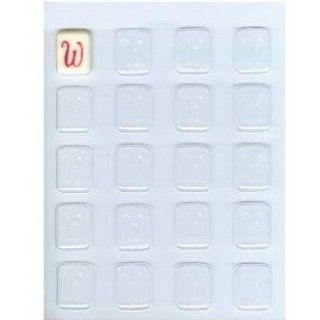 Letter "W" Initial Mints Candy Mold: Kitchen & Dining
