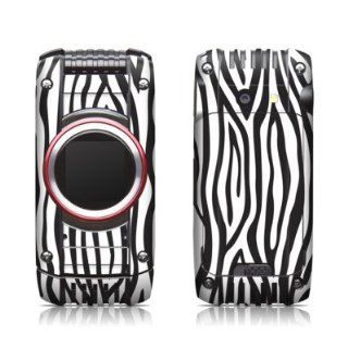Zebra Stripes Design Protective Skin Decal Sticker for Casio G'zOne Ravine 2 C781 Cell Phone: Cell Phones & Accessories