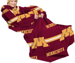 NCAA Minnesota Golden Gophers Comfy Throw Blanket with Sleeves, Stripes Design : Sports Fan Throw Blankets : Sports & Outdoors