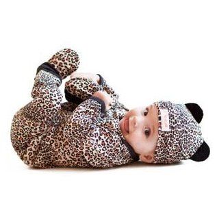 Animal Print 4pc Baby Costume Outfit: Clothing