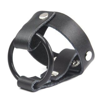 World Pride Black Leather Ring Harness: Health & Personal Care