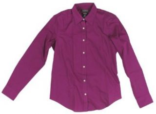 Lauren Ralph Lauren Women's Non Iron Cotton Button Down Shirt at  Womens Clothing store