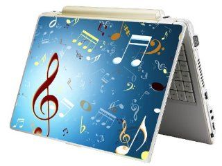 Bundle Monster Laptop Notebook Skin Sticker Cover Art Decal   12" 14" 15"   Fit HP Dell Asus Compaq   Music Notes: Computers & Accessories