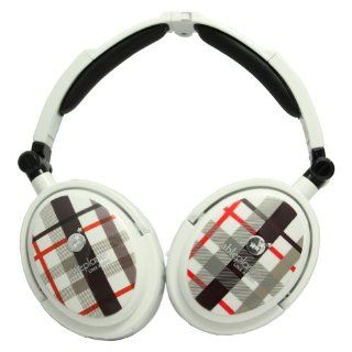 Able Planet XNC230 Extreme Foldable Noise Canceling Headphones (White Plaid): Electronics