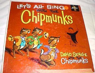 Let's All Sing Along With The Chipmunks by David Seville and the Chipmunks Record Album Vinyl LP: Music