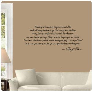 Friends will always be there for you by Marilyn Monroe Wall Decal Sticker Art Mural Home Dcor Quote   Wall Decor Stickers