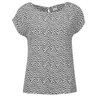 Vero Moda Womens Zigga Top   Black/ White      Womens Clothing