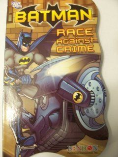 DC Comics Batman Shaped Board Book ~ Race Against Crime (2011): Toys & Games