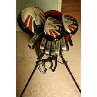 Wilson Ultra Men's Right Hand Golf Package Set Includes Irons, Woods, a Putter and a Stand Bag : Golf Club Complete Sets : Sports & Outdoors