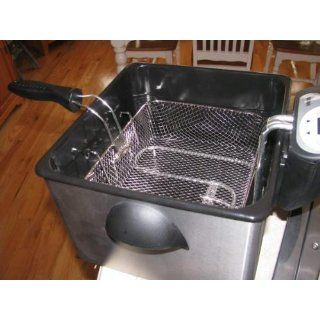 Aroma ADF 212 Smart Fry XL Digital Dual Basket Deep Fryer: Kitchen & Dining