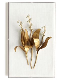 Gilded Lily of the Valley on Linen   Tommy Mitchell