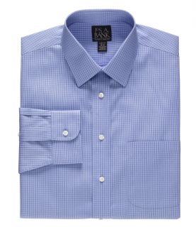 Traveler Spread Collar Slim Fit Patterned Dress Shirt by JoS. A. Bank Mens Dres