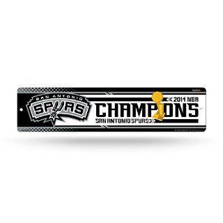 2014 San Antonio Spurs NBA Champions High Res Plastic Street Sign : Sports & Outdoors