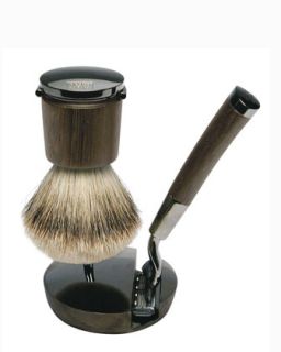 Mens Collezione Barbiere Deluxe Shaving Stand with Brush and Razor   Acqua di