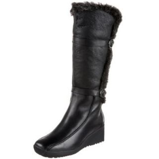 Blondo Women's Comina Winter Boot, Black Nativo Napa Sherling, 7 M US: Women Boots Black Leather High Heels And High Knee: Shoes