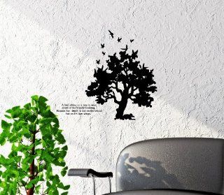 A bird sitting on a tree is never afraid of the branch breaking, because her trust is not on the branch but on it's own wings Vinyl Decal Matte Black Decor Decal Skin Sticker Laptop: Everything Else