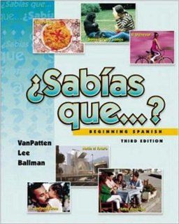 Sabias que . . .  ?, Beginning Spanish (Student Edition + Listening Comprehension Audio Cassette) (9780072342154): Bill VanPatten, James F. Lee, Terry L. Ballman: Books