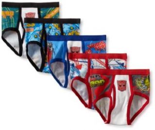 Fruit of the Loom Boys 2 7 Transformer Prime 5 Pack Brief, Printed, 8: Clothing
