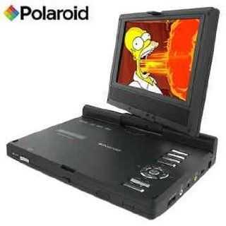 POLAROID PDM 0721   7" SWIVEL SCREEN 110V / 240V PORTABLE DVD PLAYER WITH BEHIND THE NECK HEADPHONES: Electronics