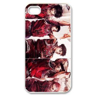 Wonderful Animation SLAM DUNK Printed Hard Plastic Case Cover for iphone4,4s: Cell Phones & Accessories