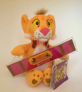 Between the Lions Leona Lion Bean Bag Plush with Bookmark: Toys & Games