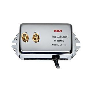 Rca 10db Uhf/Vhf/Fm Indoor Amplifier For Use W/ Both Rg 6 & Rg 59 Coaxial Cables: Electronics