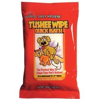 Tushee Wipes for Both Cat & Dogs 30 ct : Pet Bath Wipes : Pet Supplies