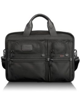 Tumi Luggage Alpha T Pass Medium Screen Laptop Slim Brief, Black, One Size: Clothing