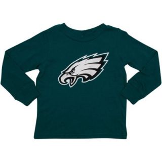 Philadelphia Eagles Toddler Team Logo Long Sleeve T Shirt   Midnight Green