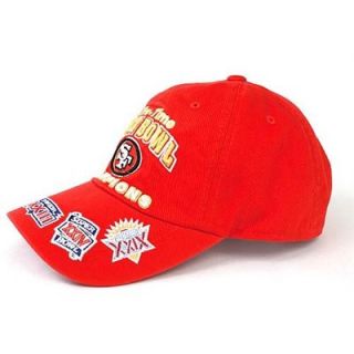 San Francisco 49ers Super Bowl Commemorative Structured Adjustable Hat