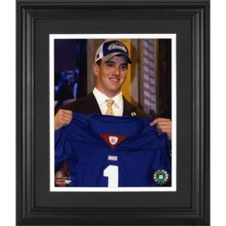 Eli Manning New York Giants Framed Unsigned 8 x 10 Draft Photograph