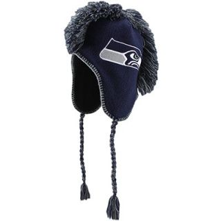 47 Brand Seattle Seahawks Mohican Knit Hat   Navy Blue