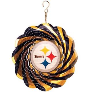 Pittsburgh Steelers 10 Geo Wind Spinner
