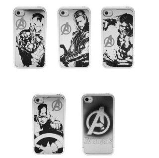 Hot Sell the Avengers Iphone Metal Case Cover Protecter for Iphone 4&4s  Five Different Types: Cell Phones & Accessories