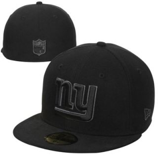 New Era New York Giants Basic 59FIFTY Fitted Hat   Black/Gray