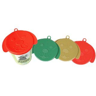 Kollercraft Pet Products Dog Food Can Cover Assorted Colors 3 Pack : Pet Food Storage Products : Pet Supplies